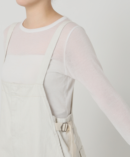 IENA（イエナ）の「デッキサロペット（つなぎ/オールインワン・レディース・ホワイト・38/36）」の18枚目の写真