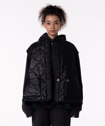 MAKE A TOAST（メイクアトースト）の「テープハーフベストパディング MBCFJK003BK（ダウンベスト）」