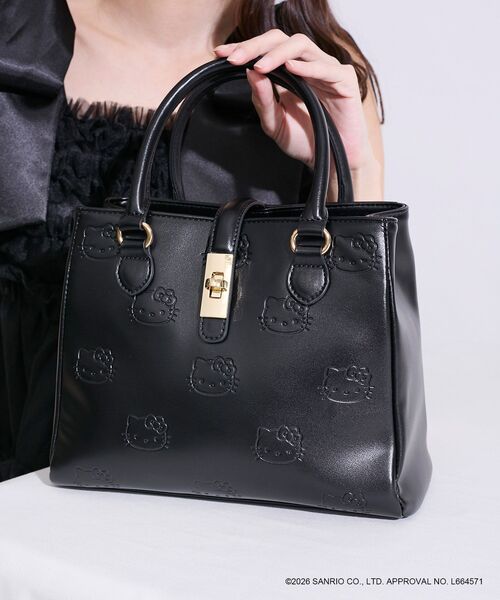 MAJESTIC LEGON（マジェスティックレゴン）の「ハローキティ クラシカルバッグ（ショルダーバッグ・レディース・アイボリー/ブラック・FREE）」の18枚目の写真