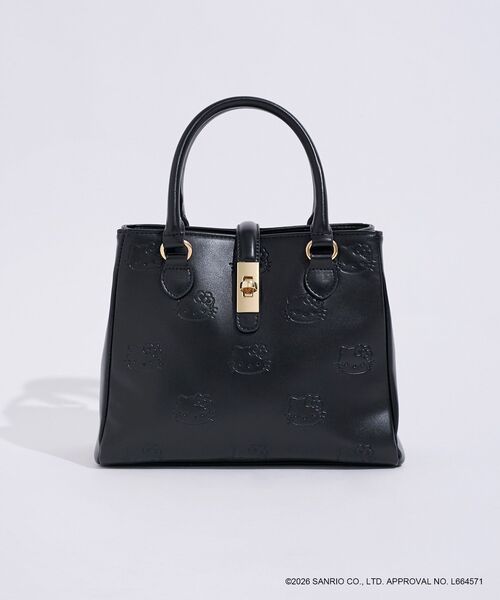 MAJESTIC LEGON（マジェスティックレゴン）の「ハローキティ クラシカルバッグ（ショルダーバッグ・レディース・アイボリー/ブラック・FREE）」の20枚目の写真