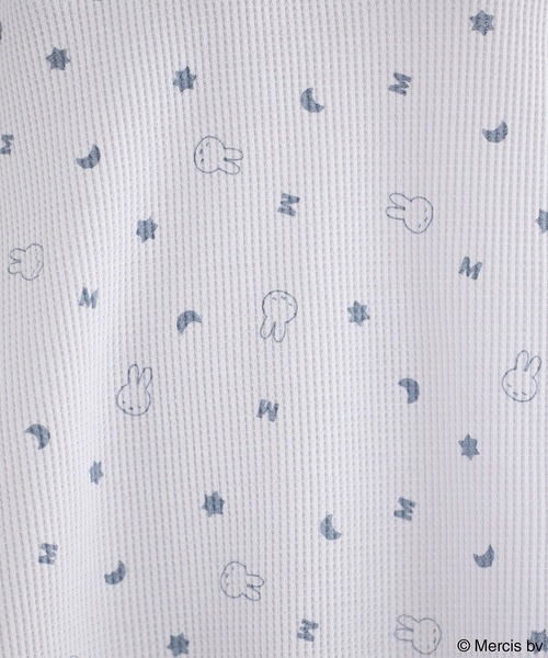 earth music&ecology(アースミュージックアンドエコロジー)の「miffy /earth おやすみアートT(Tシャツ/カットソー・レディース・ベージュ/ブルー・FREE)」の16枚目の写真