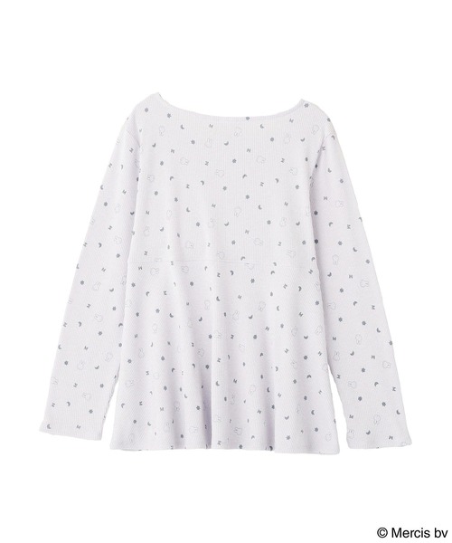 earth music&ecology(アースミュージックアンドエコロジー)の「miffy /earth おやすみアートT(Tシャツ/カットソー・レディース・ベージュ/ブルー・FREE)」の18枚目の写真