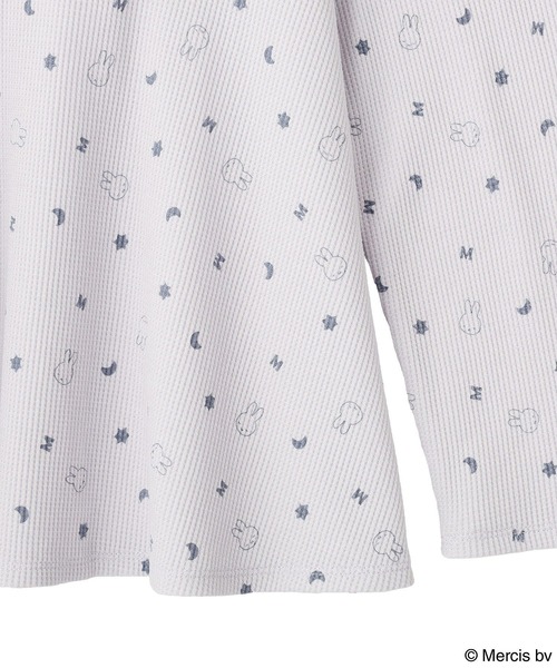 earth music&ecology(アースミュージックアンドエコロジー)の「miffy /earth おやすみアートT(Tシャツ/カットソー・レディース・ベージュ/ブルー・FREE)」の22枚目の写真