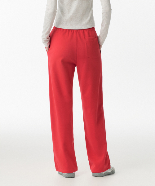 MUSINSA STANDARD WOMAN（ムシンサスタンダードウーマン）の「[クールタンダード] ウィメンズ バリアブル ラウンジ スウェットパンツ [レッド]（スウェットパンツ・レディース・その他・LARGE/SMALL/MEDIUM/X-SMALL）」の2枚目の写真