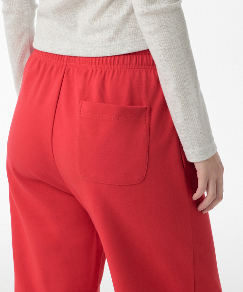 MUSINSA STANDARD WOMAN（ムシンサスタンダードウーマン）の「[クールタンダード] ウィメンズ バリアブル ラウンジ スウェットパンツ [レッド]（スウェットパンツ・レディース・その他・LARGE/SMALL/MEDIUM/X-SMALL）」の4枚目の写真