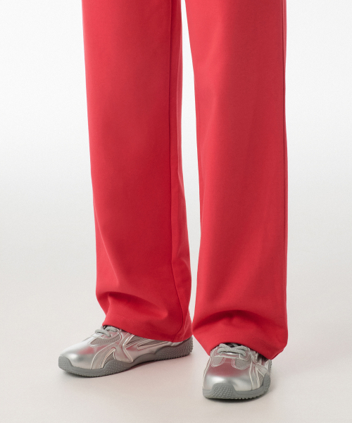 MUSINSA STANDARD WOMAN（ムシンサスタンダードウーマン）の「[クールタンダード] ウィメンズ バリアブル ラウンジ スウェットパンツ [レッド]（スウェットパンツ・レディース・その他・LARGE/SMALL/MEDIUM/X-SMALL）」の6枚目の写真
