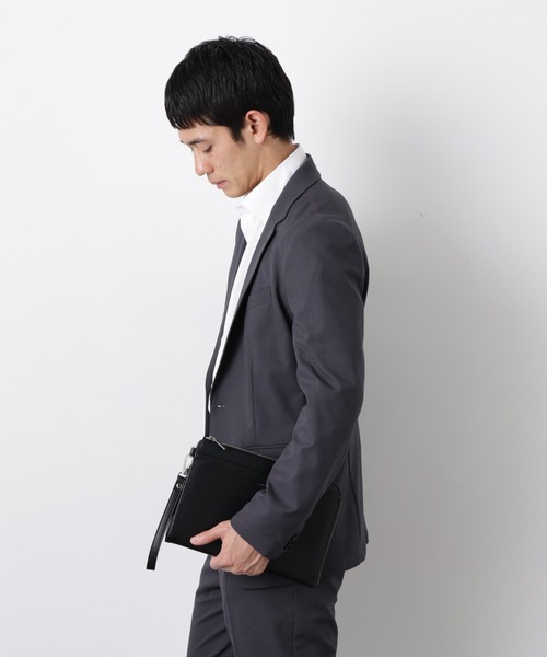 NANO universe(ナノユニバース)の「「Damerino」Reflax(R)ドライオックスストレッチセットアップ/吸水速乾(セットアップ・メンズ・モカ/チャコール/ネイビー・L/M/S/XL)」の19枚目の写真
