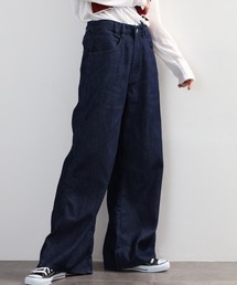 ドレープワイドフレアパンツ