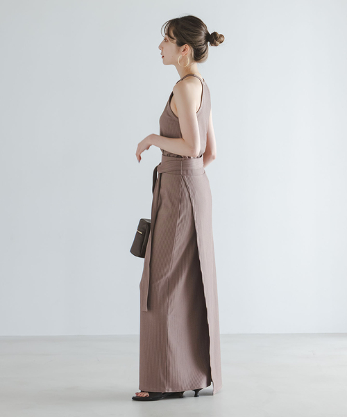 Noble（ノーブル）の「アニヴェンリブカップ付きアメスリタンク（タンクトップ・レディース・ボルドー/モカ・FREE）」の12枚目の写真