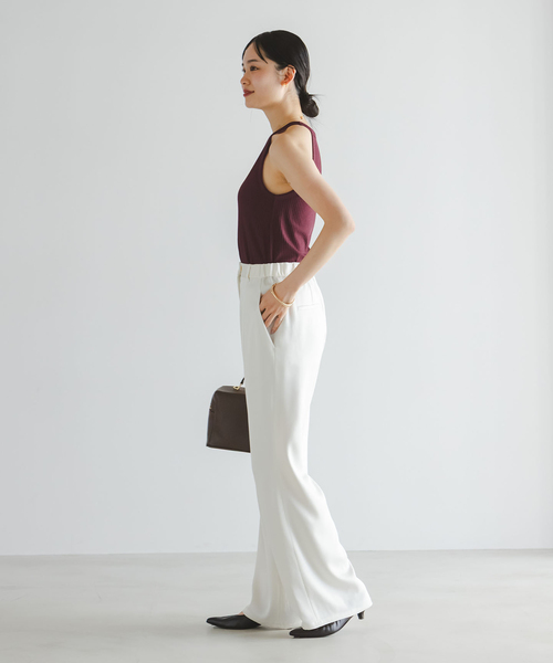 Noble（ノーブル）の「アニヴェンリブカップ付きアメスリタンク（タンクトップ・レディース・ボルドー/モカ・FREE）」の16枚目の写真