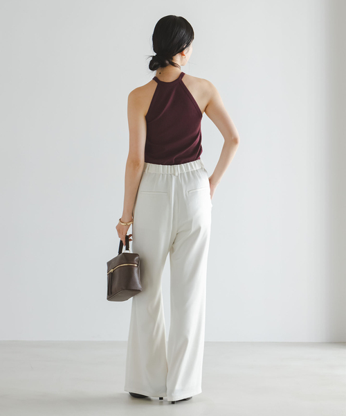 Noble（ノーブル）の「アニヴェンリブカップ付きアメスリタンク（タンクトップ・レディース・ボルドー/モカ・FREE）」の17枚目の写真