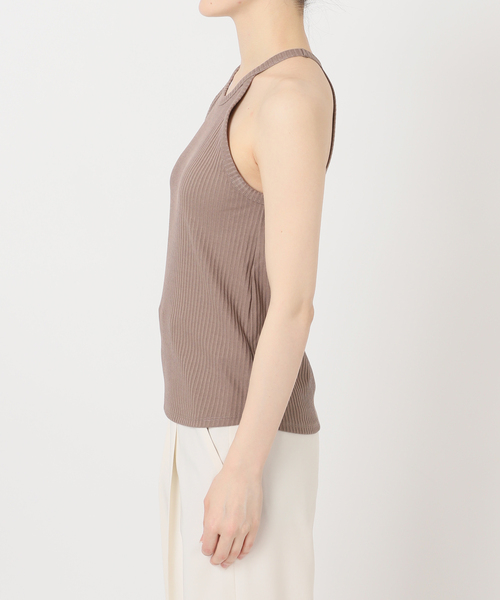 Noble（ノーブル）の「アニヴェンリブカップ付きアメスリタンク（タンクトップ・レディース・ボルドー/モカ・FREE）」の19枚目の写真