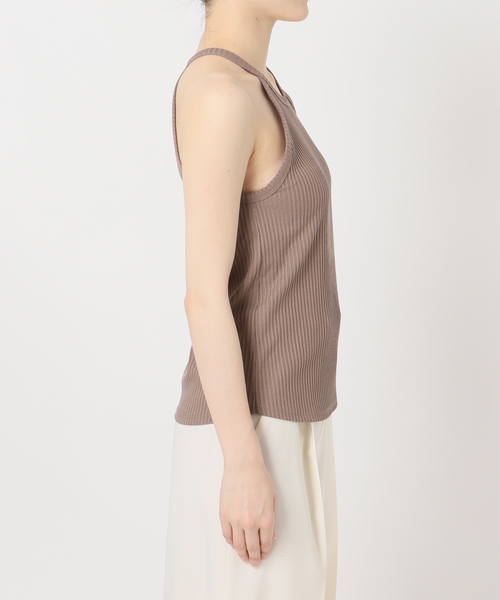 Noble（ノーブル）の「アニヴェンリブカップ付きアメスリタンク（タンクトップ・レディース・ボルドー/モカ・FREE）」の21枚目の写真