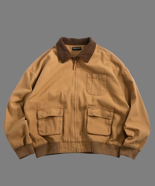 THISIS(ディスイズ)の「ジャケット(ブルゾン・メンズ・ブラウン/ベージュ/ブルー系その他/ブラック系その他・LARGE/MEDIUM)」の1枚目の写真