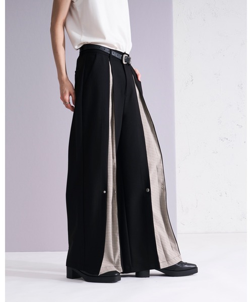 Ellno Loset(エルノロゼット)の「2wayボックスタックスイッチパンツ/SETUP対応(スラックス・メンズ・ブラック/グレー・LARGE/MEDIUM/SMALL/X-SMALL)」の7枚目の写真