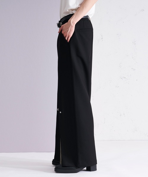 Ellno Loset(エルノロゼット)の「2wayボックスタックスイッチパンツ/SETUP対応(スラックス・メンズ・ブラック/グレー・LARGE/MEDIUM/SMALL/X-SMALL)」の8枚目の写真