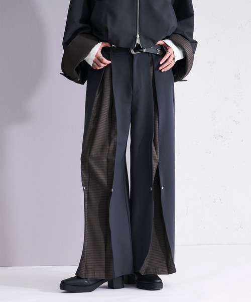 Ellno Loset(エルノロゼット)の「2wayボックスタックスイッチパンツ/SETUP対応(スラックス・メンズ・ブラック/グレー・LARGE/MEDIUM/SMALL/X-SMALL)」の22枚目の写真