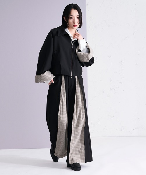 Ellno Loset(エルノロゼット)の「2wayボックスタックスイッチパンツ/SETUP対応(スラックス・メンズ・ブラック/グレー・LARGE/MEDIUM/SMALL/X-SMALL)」の18枚目の写真