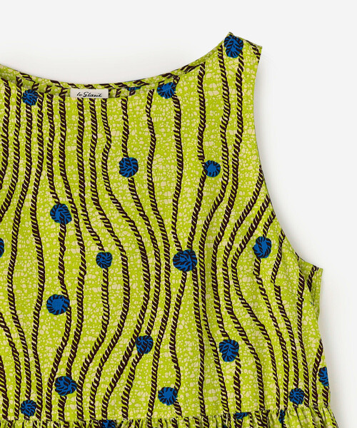 LE GLAZIK(ルグラジック)の「LE GLAZIK | バティック ノースリーブワンピース WOMEN(ワンピース・レディース・ピンク系その他/グリーン系その他3/グリーン系その他2/グリーン系その他・36)」の18枚目の写真