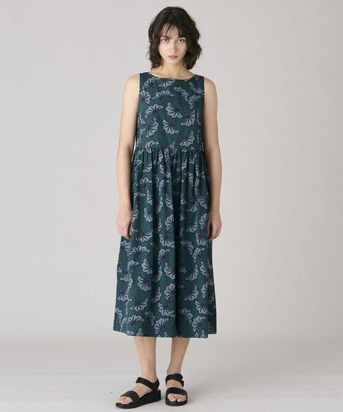 LE GLAZIK(ルグラジック)の「LE GLAZIK | バティック ノースリーブワンピース WOMEN(ワンピース・レディース・ピンク系その他/グリーン系その他3/グリーン系その他2/グリーン系その他・36)」の8枚目の写真