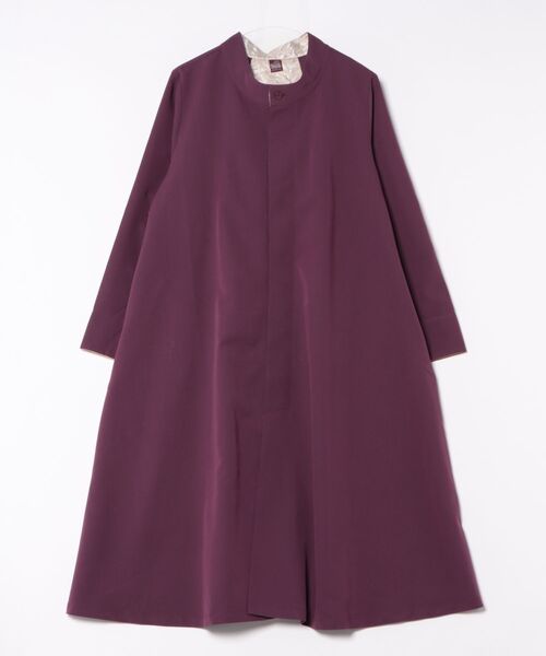 カヤ（カヤ）の「【カヤ】春霰八掛コート（その他アウター・レディース・ライトグレー/スミクロ/パープル・FREE）」の3枚目の写真
