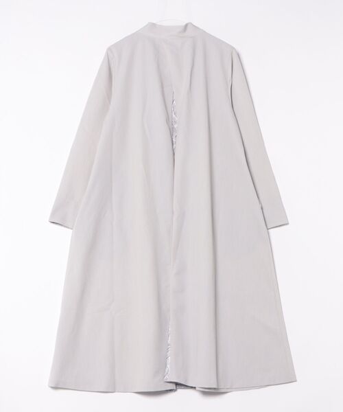 カヤ（カヤ）の「【カヤ】春霰八掛コート（その他アウター・レディース・ライトグレー/スミクロ/パープル・FREE）」の10枚目の写真