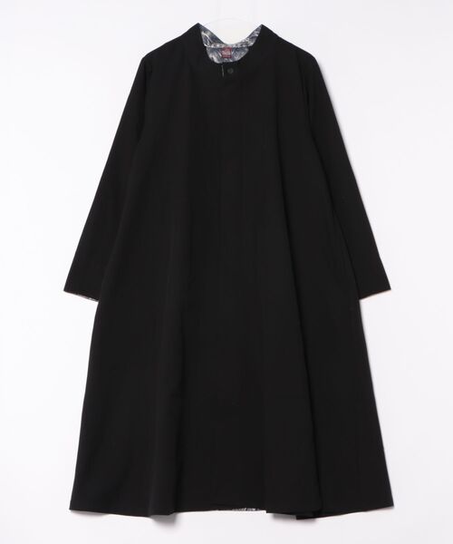 カヤ（カヤ）の「【カヤ】春霰八掛コート（その他アウター・レディース・ライトグレー/スミクロ/パープル・FREE）」の4枚目の写真