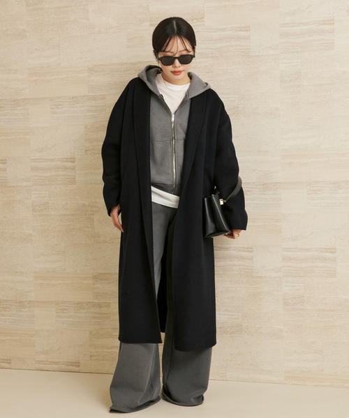 plage（プラージュ）の「テーラードコート（その他アウター・レディース・ブラック/チョコ・36/38）」の3枚目の写真