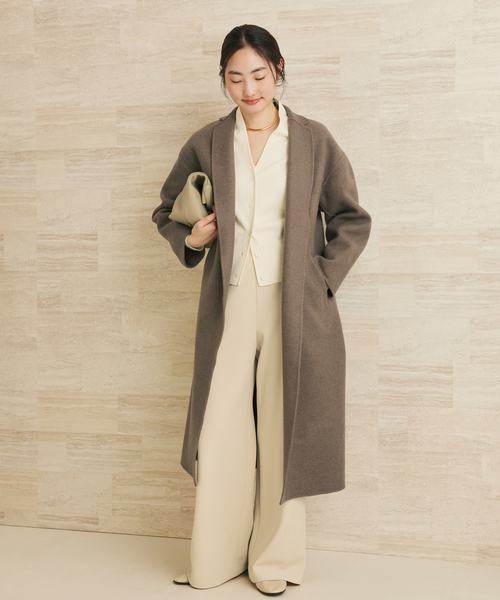 plage（プラージュ）の「テーラードコート（その他アウター・レディース・ブラック/チョコ・36/38）」の4枚目の写真