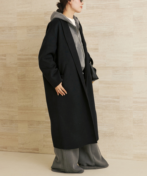 plage（プラージュ）の「テーラードコート（その他アウター・レディース・ブラック/チョコ・36/38）」の6枚目の写真