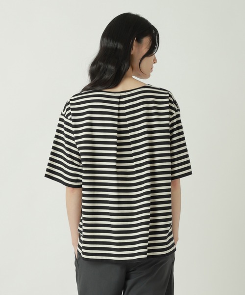 ZUCCa(ズッカ)の「BASQUE STRIPE / S(Tシャツ/カットソー・レディース・ブルー/ネイビー/ブラック・M size)」の4枚目の写真