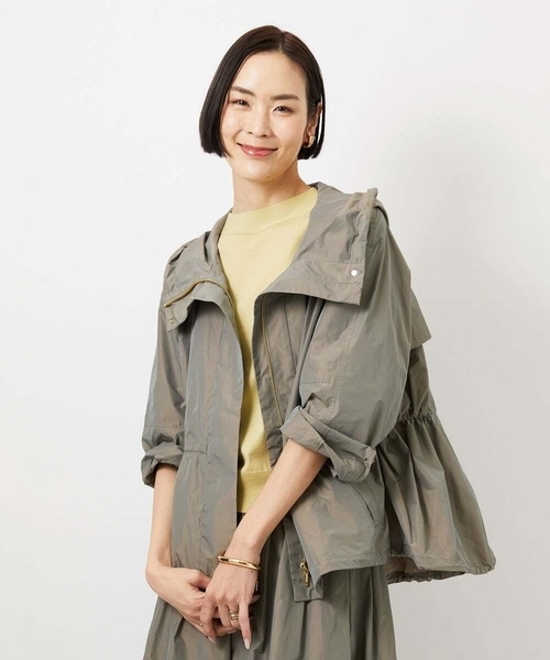 MICHEL KLEIN(ミッシェル・クラン)の「ホールガーメント(R)ボトルネックニット(ニット/セーター・レディース・アイボリー/イエロー/ブルー・38)」の18枚目の写真
