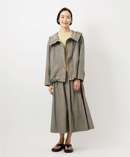 MICHEL KLEIN(ミッシェル・クラン)の「ホールガーメント(R)ボトルネックニット(ニット/セーター・レディース・アイボリー/イエロー/ブルー・38)」の19枚目の写真