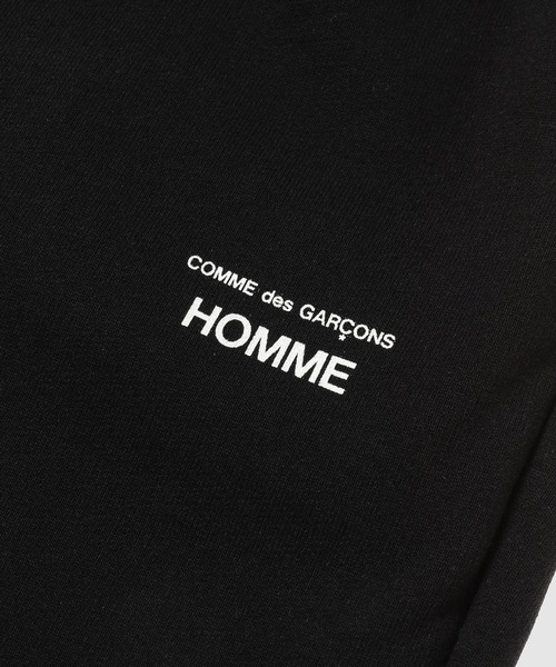 COMME des GARCONS HOMME(コム デ ギャルソン・オム)の「COTTON LOGO SWEAT PANTS(スウェットパンツ・メンズ・トップグレー/ブラック・XS/S/M/L)」の6枚目の写真