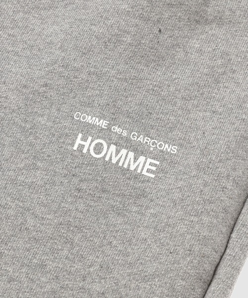 COMME des GARCONS HOMME(コム デ ギャルソン・オム)の「COTTON LOGO SWEAT PANTS(スウェットパンツ・メンズ・トップグレー/ブラック・XS/S/M/L)」の9枚目の写真