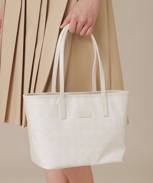 MACKINTOSH LONDON（マッキントッシュ ロンドン）の「ミニリュートート（トートバッグ・レディース・ホワイト/ライトブルー/ネイビー・FREE）」の4枚目の写真