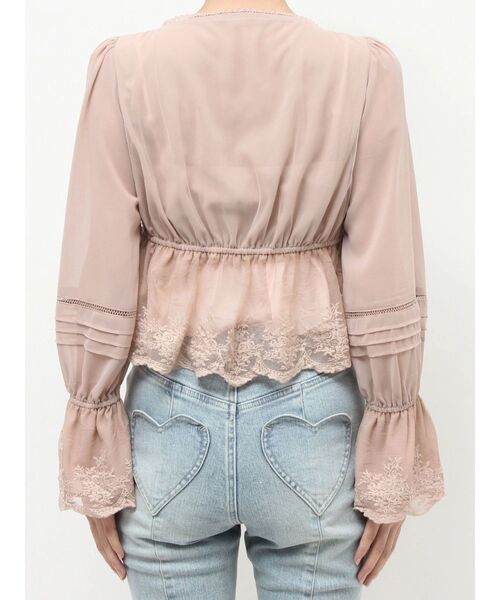 RESEXXY（リゼクシー）の「エンブロイダリーレースブラウス（シャツ/ブラウス・レディース・ブラック/ホワイト/ピンク・FREE）」の19枚目の写真