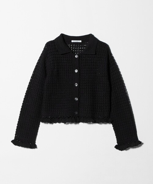 BEAUTY&YOUTH UNITED ARROWS(ビューティーアンドユースユナイテッドアローズ)の「コットン ハンドクロシェ ニットカーディガン(カーディガン/ボレロ・レディース・ベージュ/ブラック・FREE)」の19枚目の写真