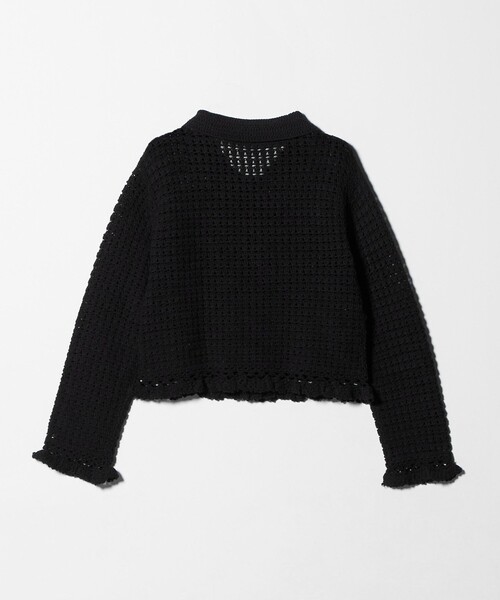 BEAUTY&YOUTH UNITED ARROWS(ビューティーアンドユースユナイテッドアローズ)の「コットン ハンドクロシェ ニットカーディガン(カーディガン/ボレロ・レディース・ベージュ/ブラック・FREE)」の20枚目の写真
