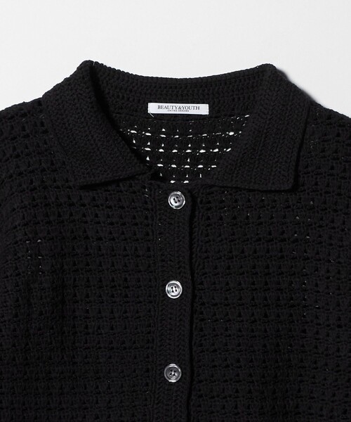 BEAUTY&YOUTH UNITED ARROWS(ビューティーアンドユースユナイテッドアローズ)の「コットン ハンドクロシェ ニットカーディガン(カーディガン/ボレロ・レディース・ベージュ/ブラック・FREE)」の21枚目の写真