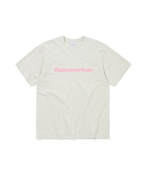 thisisneverthat(ディスイズネバーザット)の「T-Logo Tee(Tシャツ/カットソー・メンズ・パープル系その他/ライトオリーブ/ダークグレー/ネイビー/オートミール/スミクロ/ヘザーグレー/ダークオレンジ・L/M/S/XL)」の4枚目の写真