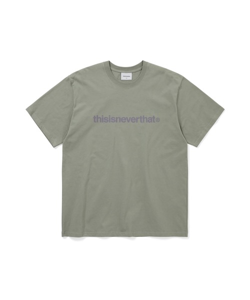 thisisneverthat(ディスイズネバーザット)の「T-Logo Tee(Tシャツ/カットソー・メンズ・パープル系その他/ライトオリーブ/ダークグレー/ネイビー/オートミール/スミクロ/ヘザーグレー/ダークオレンジ・L/M/S/XL)」の5枚目の写真