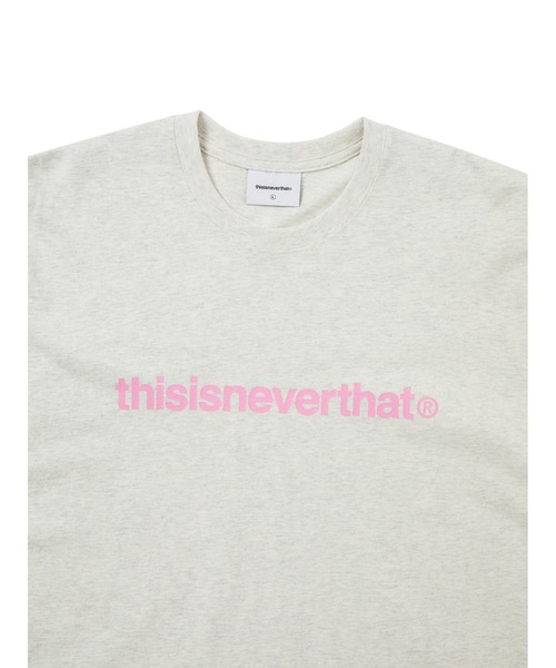 thisisneverthat(ディスイズネバーザット)の「T-Logo Tee(Tシャツ/カットソー・メンズ・パープル系その他/ライトオリーブ/ダークグレー/ネイビー/オートミール/スミクロ/ヘザーグレー/ダークオレンジ・L/M/S/XL)」の16枚目の写真