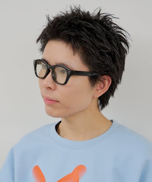 WHIMSIC(ウィムジック)の「【UNISEX/調光レンズ】ウェリントングラス フォトクロミックレンズ(サングラス・レディース・グレー/ブラック・ONE SIZE)」の7枚目の写真