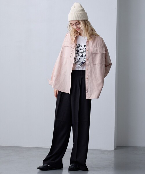 NICOLE CLUB（ニコル　クラブ）の「【ZELDA】グラフィックデザインロングTシャツ（Tシャツ/カットソー・レディース・その他4/その他3/その他5/その他2・FREE）」の7枚目の写真