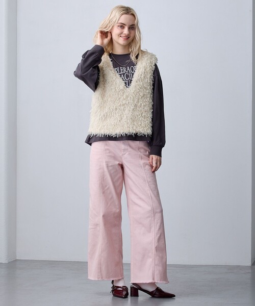 NICOLE CLUB（ニコル　クラブ）の「【ZELDA】グラフィックデザインロングTシャツ（Tシャツ/カットソー・レディース・その他4/その他3/その他5/その他2・FREE）」の8枚目の写真