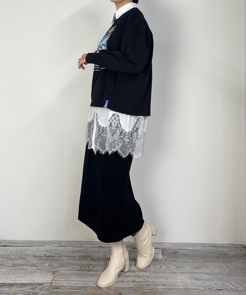 NICOLE CLUB（ニコル　クラブ）の「【ZELDA】グラフィックデザインロングTシャツ（Tシャツ/カットソー・レディース・その他4/その他3/その他5/その他2・FREE）」の16枚目の写真