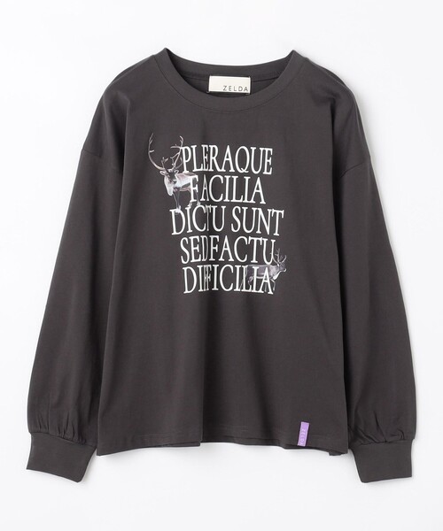 NICOLE CLUB（ニコル　クラブ）の「【ZELDA】グラフィックデザインロングTシャツ（Tシャツ/カットソー・レディース・その他4/その他3/その他5/その他2・FREE）」の19枚目の写真