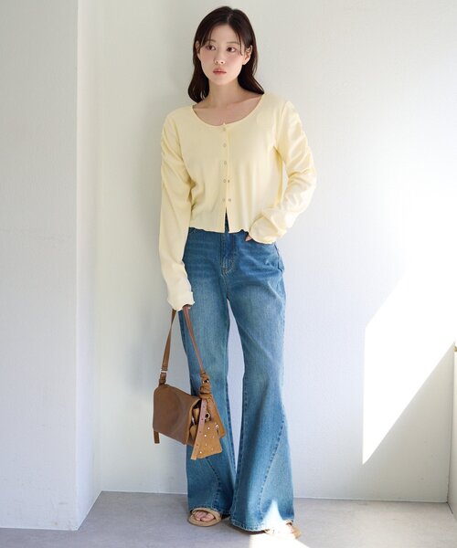 Kastane(カスタネ)の「スタッズポーチ&ワンショルバッグ(ショルダーバッグ・レディース・ブラウン/ブラック/ミント・FREE)」の22枚目の写真