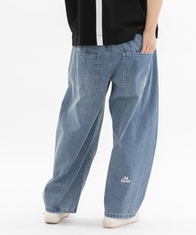 nop de nod（ノップドゥノッド）の「＜サイズ展開あり＞Pommeカーブデニムパンツ（デニムパンツ）」